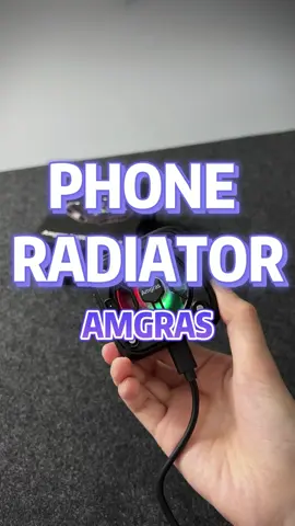 Amgras mobile phone radiator is about to be launched! #Amgras #AmgrasIceWordUltra2 #phoneradiator #phone #radiator #cool #hot #refrigerant #ice 