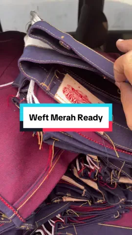 Weft Merah Art Amongrogo 15Oz #ynscompany #accentselvedge #denimhead #darahkubiru #pamerindenimlo #maviadenimindonesia 