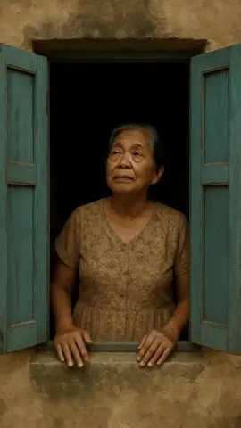 Di balik jendela lapuk berlumur waktu, ibu menatap langit yang bisu. Tangannya menggenggam rindu, hatinya menyulam harap menanti langkah anaknya pulang dari perantauan, di antara desir angin dan doa yang tak pernah lelah terucap. #ibu #doaibu #orangtua #perantauan 