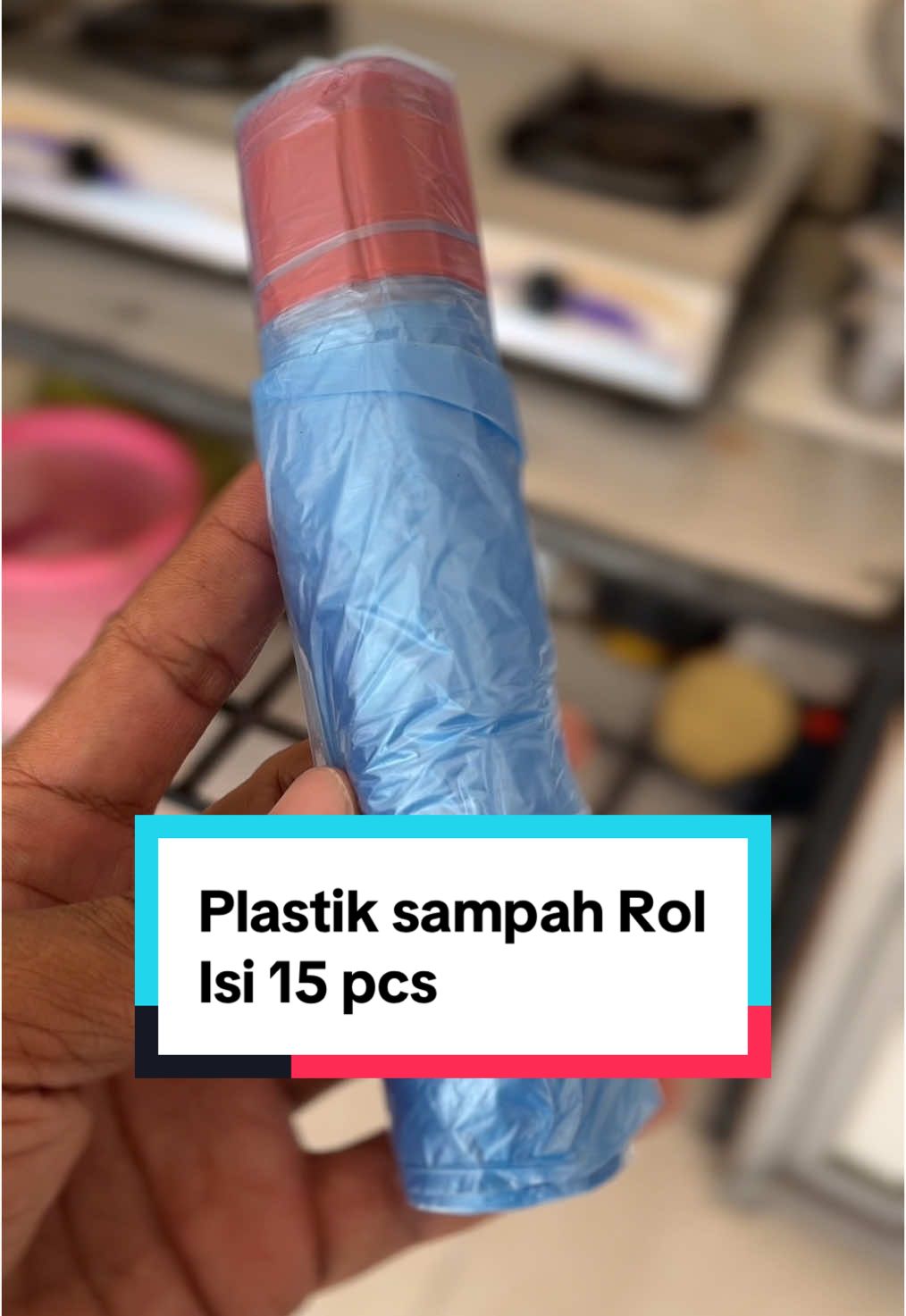Kantong plastik sampah rol isi 15 pcs #kantongplastik #plastiksampahserut #plastiksampahbertali #plastiksampah #plastiksampahroll 