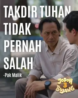 Sesuai kata pak Malik, jangan sampai kita terlambat, ayo segera kejar yang ingin dikejar😊 Film JODOH 3 BUJANG sedang tayang di Bioskop! Yuk, tonton hari ini✨ @jodohtigabujang #JodohTigaBujang #Jodoh3Bujang #FilmJodoh3Bujang #MasalahWaktuJiIni