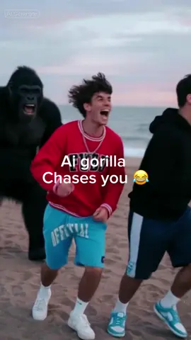 This is hilarious 😂😂#CapCut #pioneertemplate #capcutpioneer #pov #globalaidc #aidiscord #ai #aifilter #aieffect #gorrila 