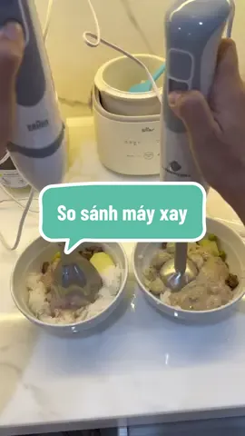 Máy xay cầm tay của Braun đắt quá thì các mẹ tham khảo ngay e này nha  #mehien4con 