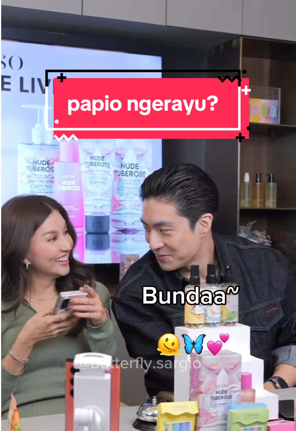 jadi mamio pernah atau engga nih di rayu? 🫠🦋 #sargio #giorgioantonioc #sarwendah #CapCut 