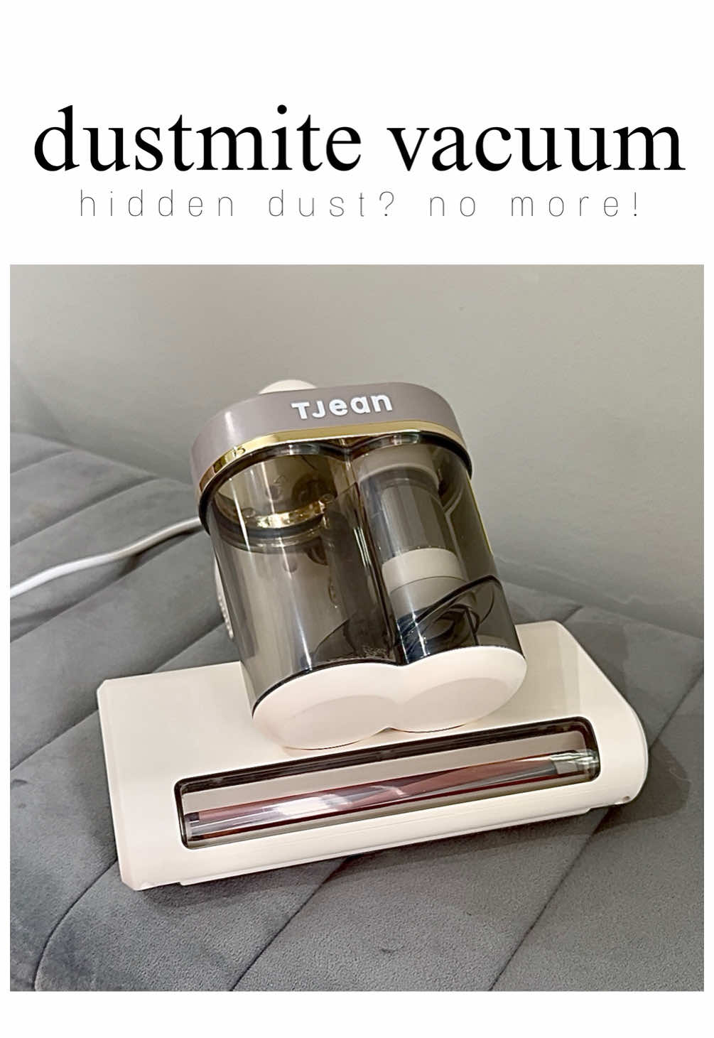 Selama ni ingat pakai vacuum biasa tu dah cukup 🥲 #tjean #dustmitevacuum #vacuum #vacuumcleaner #cleaningtiktok #cleaninggadgets 