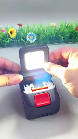 Nhà bác nào có chân pin các loại máy khoan, máy mài tham khảo mẫu đèn led mini này nhé #xuhuong #dodungtienich 