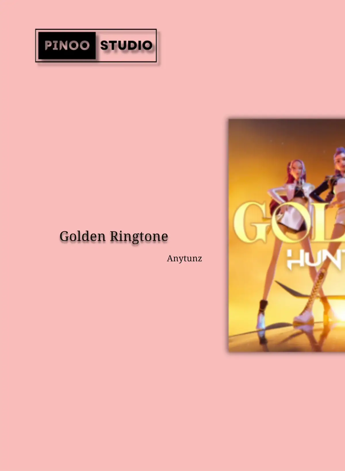 Golden Ringtone 📲 From Kpop Demon Hunters 👹  #pino🎧 #box_pino #taphoacuapino #music #trending #foryou #viral #ringtone #nhacnaychillphet 