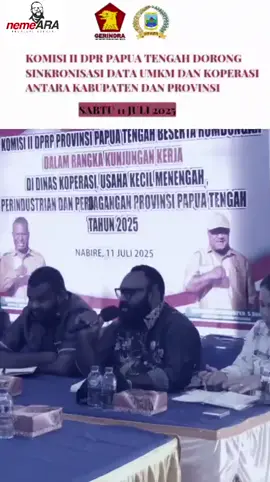 Komisi II DPR Papua Tengah Dorong Sinkronisasi Data UMKM dan Koperasi Se-Papua Tengah