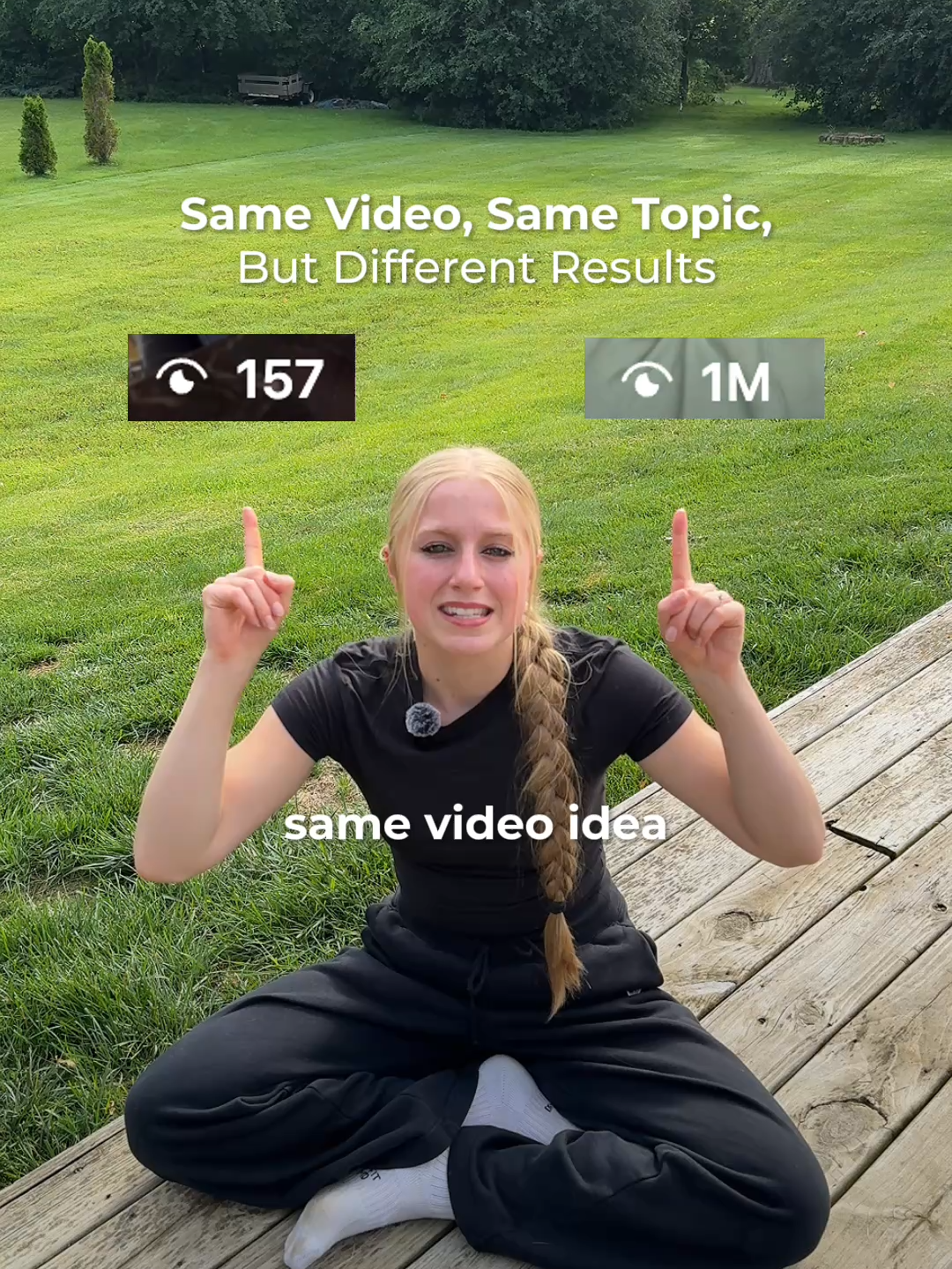 Same Video, Same Topic, But Different Results 🤯 Follow for more no BS social media marketing education ✅