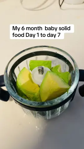 Solids idea #7day #solide #momof3 #fristtime #soliders #newmomtips #startingsolids #babypuree #6months #baby #babyfoods #feeding 