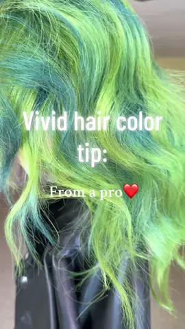 💚🩵💙 #fyp #vividhaircolor #fashioncolors #vividhair #hairtok #protip #prohairstylist #vividspecialist #pulpriot #veganhaircolor 