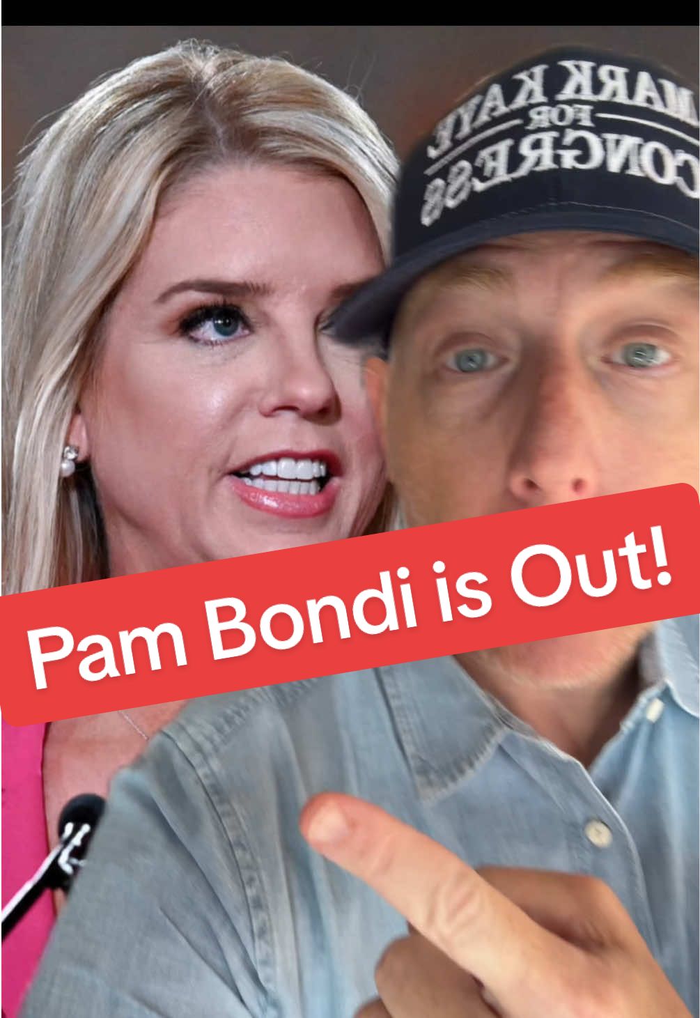 Pam Bondi is gone! #trump #politicstiktok #politicaltiktoker #politicaltiktok #donaldtrump #pambondi 