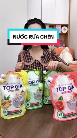 Nước rửa chén Topgia #nuocruachen 