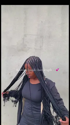 Knotless braids ❤️#foryoupage #fypシ゚ #southafricatiktok🇿🇦 #durbantiktok #kwamashu #hair #beauty 