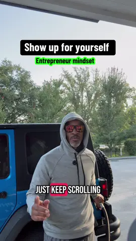 You don’t have to do everything every day, but you gotta do something every day, bro.  #showup #growth #entrepreneur #mindset 