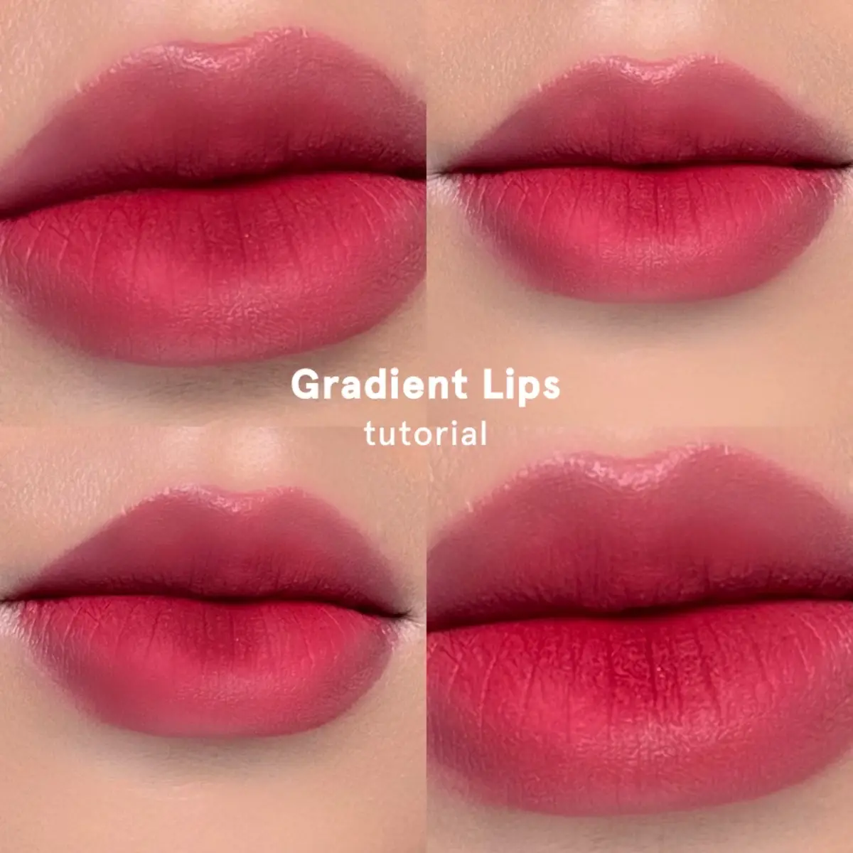 From bare to beautiful-gradient lips that 💥! 