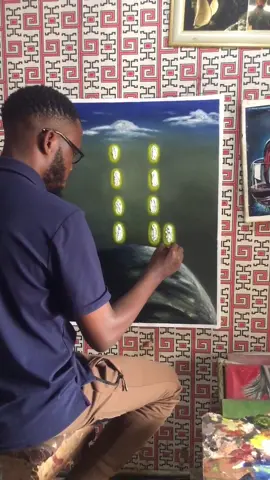 Tittle -OGUNDA BEDE Acrylic on canvas  Size -20 by 30 inches  Year- 2025 #SOLD  .  . . Ogunda Bede,Ogunda Atorise, Ogunda borogbe ( Ogunda ogbe) Ogunda Bede related to destiny and the creation of man. Ogunda Bede is an Odu Ifa that brings wealth,riches, and fame.Amongst the 256(odu ifa )corpus, Ogunda Bede is one of the most popular corpus.  You can Check on my IG for more story description  #akinpenuadekunlekunlexart #art #artist #artistsoftiktok #artwork #artgallery #africantiktok #paint #painting #artgallery #reels #africanartmatters #forsaletexas #facebookreels #Akinpenuadekunle #artmania 