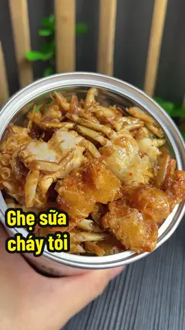 Ghẹ sữa cháy tỏi làng chài xưa thì ngon khỏi bàn, giòn rơm rớp rất vừa ăn , ăn vặt hay rai rai là quên lối về luôn nghen  #food #foodreview #anvat  #ghesuachaytoi  #ghesuarimgion  #ghesuachaytoilangchaixua  #honghariviu  #viral #xuhuong 