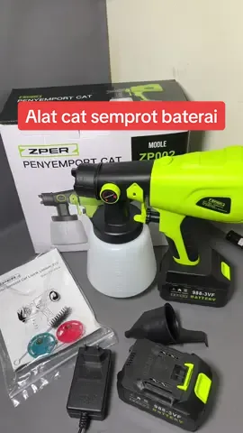 Alat cat baterai portabel #spraygun #catsemprot #spraypaint #spraygunelektrik #alat #cat 