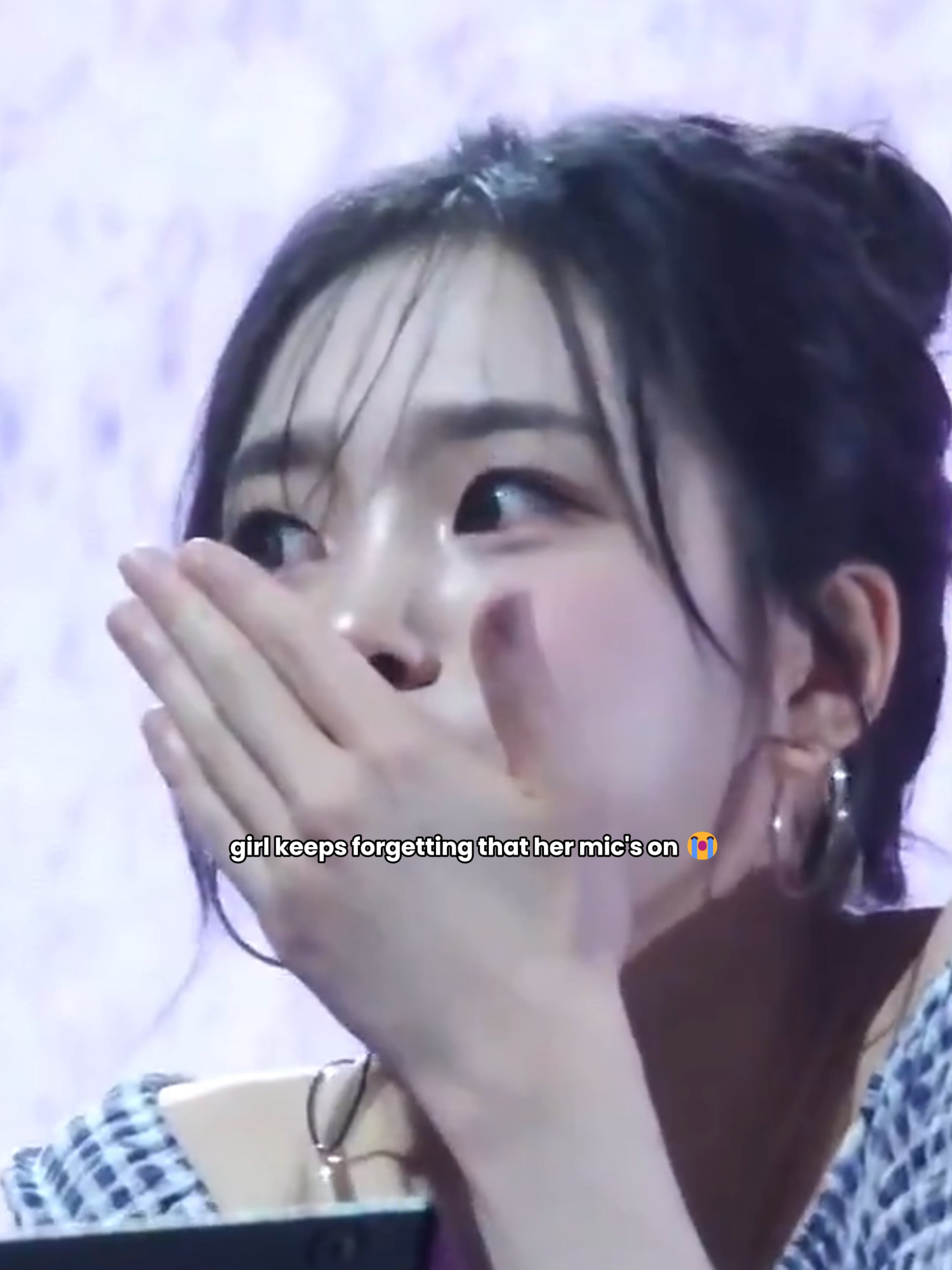 poor jiyeon she looks so shocked with her own voice 🤣 #triples #jiyeon #kpop #fyp