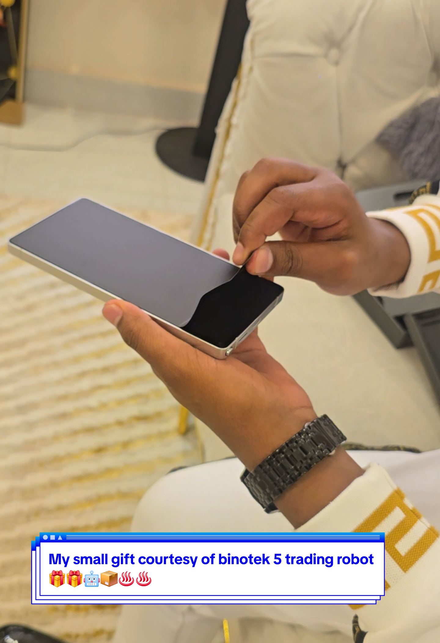 My small gift courtesy of binotek 5 trading robot 🎁🎁🤖📦♨️♨️