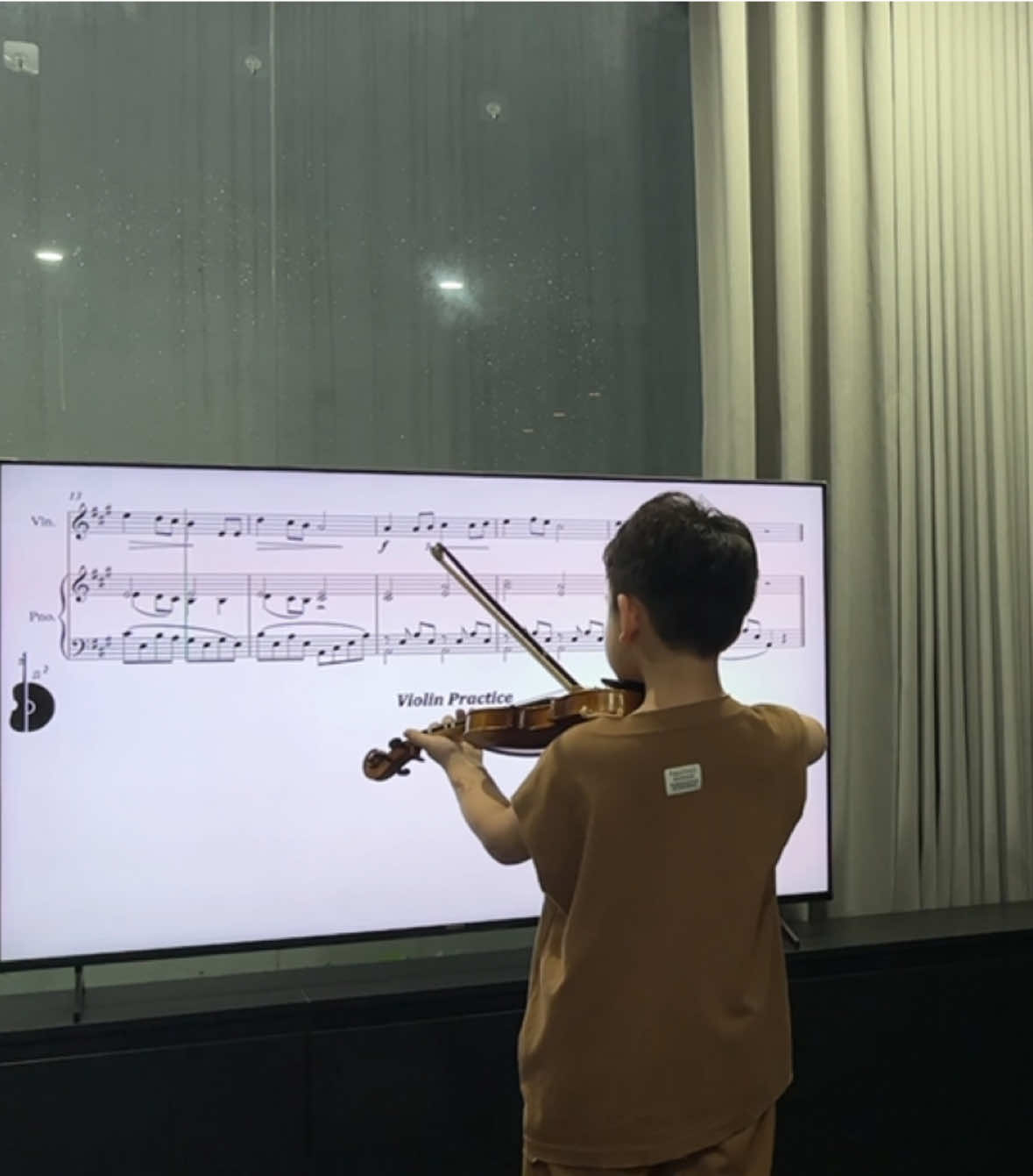 Tập tành cho quen tay #họcviolinthiếunhi #violin #họcviolin #violinchotreem 