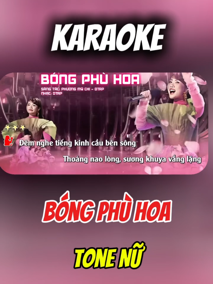 karaoke bóng phù hoa tone nữ#karaoke #xuhuong #karaokebongphuhoa #tonenu #karaoketainha 