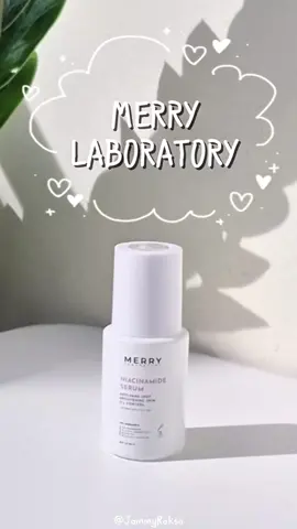 MERRY LAB Niacinamide Serum💜เซรั่มลดรอยจากสิว ช่วยให้ผิวกระจ่างใส มี zinc pca ช่วยควบคุมความมัน กระชับรูขุมขน เนื้อเซรั่มเหลวใส บางเบา ซึมไว สบายผิว ไม่เหนียวเหนอะหนะ ให้ผิวชุ่มชื้น เหมาะกับคนผิวมันเป็นสิว ใช้ได้ทั้งเช้า-เย็นเลย #merrylab #merrylaboratory 