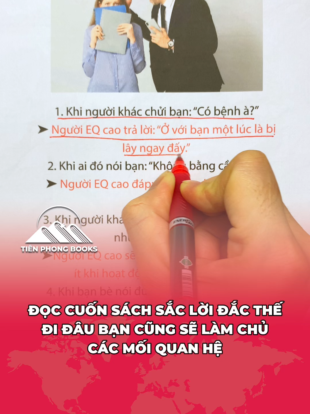 Khi bị người khác xúc phạm, người có EQ cao sẽ ứng xử như thế nào? #sachhay #sacloidacthe #tienphongbooks #sachhay
