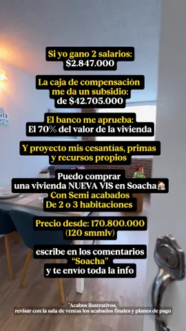 ¿Buscas vivienda nueva VIS con 3 habitaciones, que reciba subsidio y con Semi acabados en Soacha ? #soacha #viviendavis #viviendaconsubsidio #subsidiosdevivienda