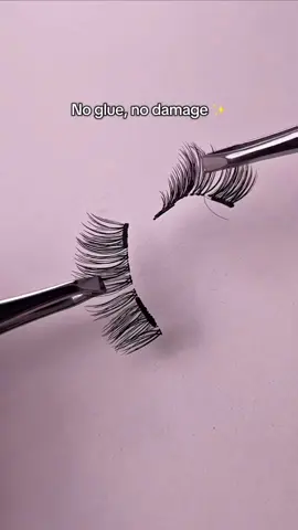 No glue, no mess! These magnetic lashes are a total game changer-effortless, flawless and perfect for every day ✨🤩 #magneticlashes #beautyhacks #easyglam 