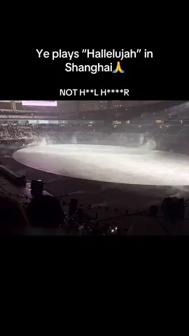 Ye plays the alternate version of “HH” in Shanghai Shout out to @himmywonders for doing the live🫂 #kanyewest #hallelujah #concerts 