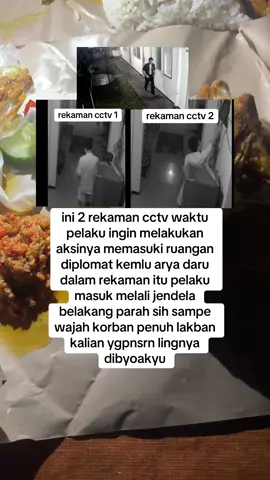 2 rekaman cctv pelaku waktu melakukan aksinya #aryadaru #diplomat #diplomatkemlu #cctv #rekamancctv 
