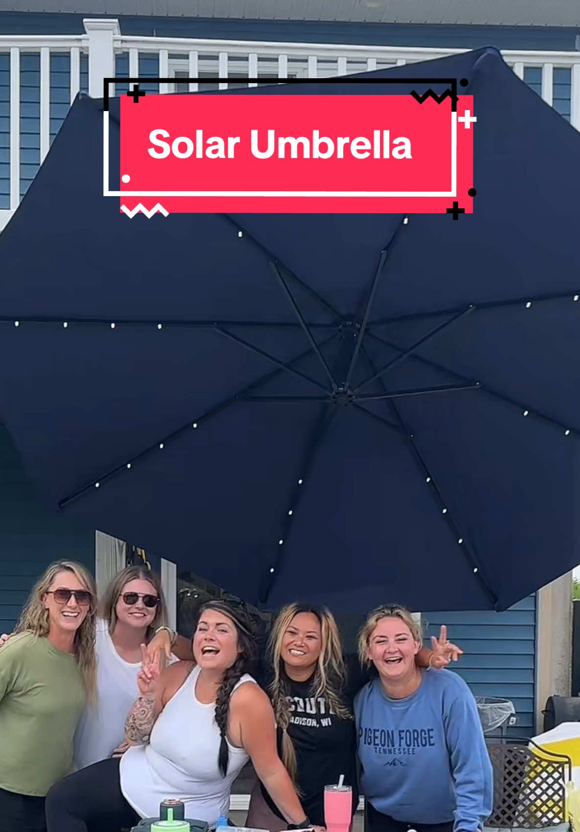 Solar Umbrella 🖤 #umbrella #solar #solarpower #solarpowered #ledumbrella #umbrellas #lights #ledlights #patioumbrella #umbrellas #patio #patiodecor #patioseason #sweetsummertime #summeressential #lightsup #solarpanel #gadget #gadgets #socool #nightlife 
