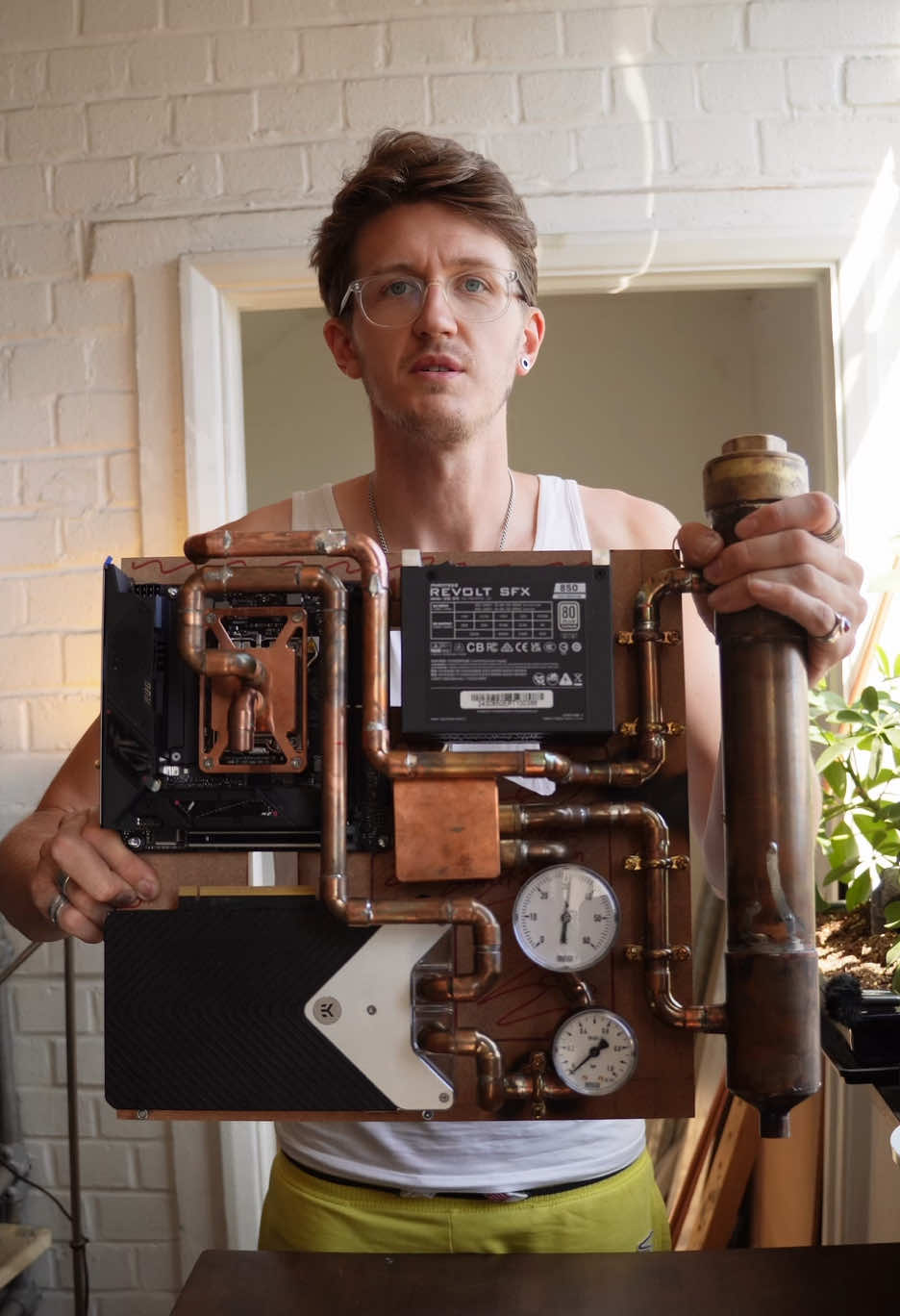 #pcbuild #watercooling #steampunk 