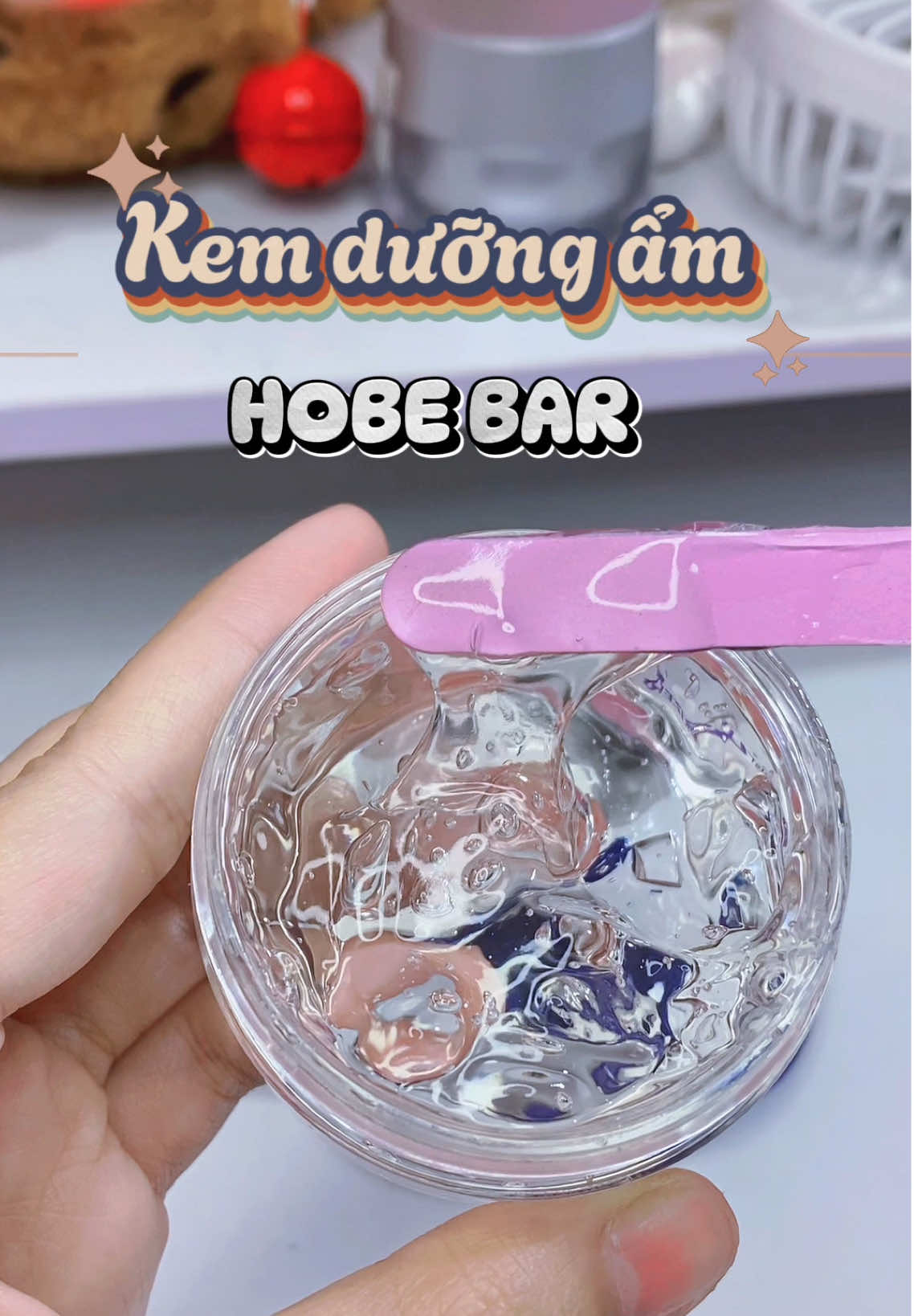 Kem dưỡng ẩm Hobe bar #skincare #hobebar #duongam #kemduongamhobebar #xh #lamdep #foryou #unboxing 