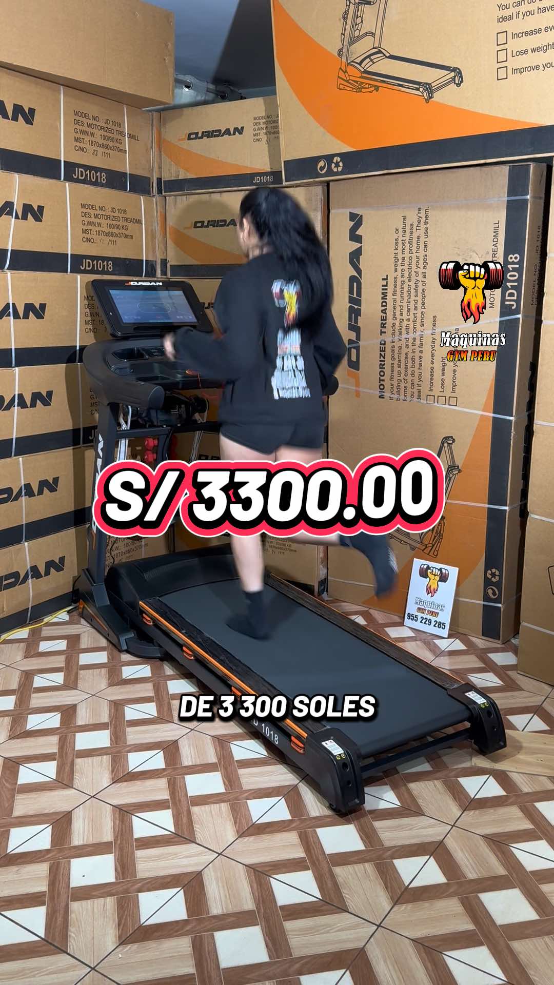 🏃‍♂️ Corredora Eléctrica Jordan Inteligente Con Android de Alto Tránsito MODELO 2026 , con 18 km de velocidad y 15 niveles de inclinación eléctrica 🥵😏🏋️ 📦 Corredora Eléctrica JORDAN SMART 3.0 HP , Multifuncional 4 en 1 : 3300.00 Soles  🎁 Incluye : Aplicaciones Play STORE + Masajeador + Soporte Abdominal + Mancuernas 📲Realiza tu pedido al 955 229 285 ✅ Pago contra entrega & Delivery gratis & Armado Gratis a todo Lima  ✅ Envíos a nivel nacional ( Previo Depósito ; Agencia Shalom o Marvisur )   #oferta #corredoraelectrica #deliverygratis #pagocontraentrega #enviosatodoelperu  #jordanfitness  #monark #herculesfitness #maquinasgymperu  #trotadoraelectrica #corredoramonark #atletic #caminadoraelectrica #caminadorajordan #corredorajordan #trotadorajordan #caminadora #trotadora #corredora #jordan 