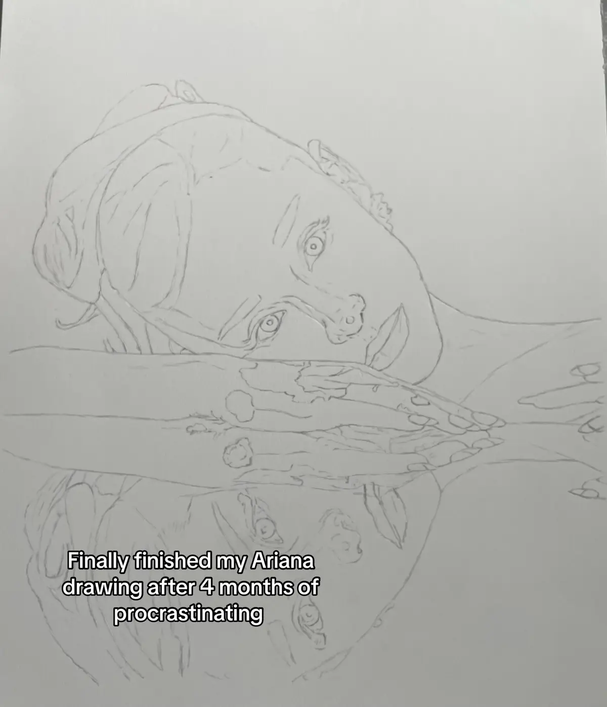 Finally she’s done, follow my insta @justindoesart will be posting it soon also love this song #fypシ゚viral #artist #art #drawing #draw #artistsoftiktok #fanart #arianagrande #arianator #arianagrandebutera 