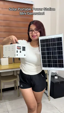 BUY HERE ➡️ @Ermsh Budol Finds Solar Portable power station #portablepowerstation #powerstation #minigenerator #generator #powerstationportable #solarpowerstation #powerstationwithsolarpanel 