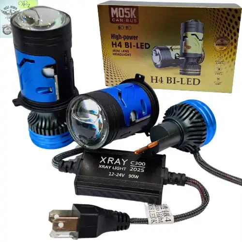 Đèn Pha led C300 công suất 90W, trợ pha Laser