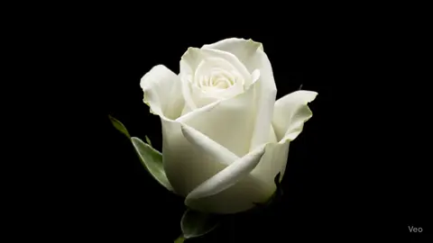 A single white rose in slow bloom. #SlowBloom #WhiteRose #FloralTimeLapse #ASMRVisuals #CinematicFlowers #BloomInSilence #BlackBackground #PetalUnfurling #MoodyFloral #NatureInFocus #ElegantGrowth #FloralMeditation