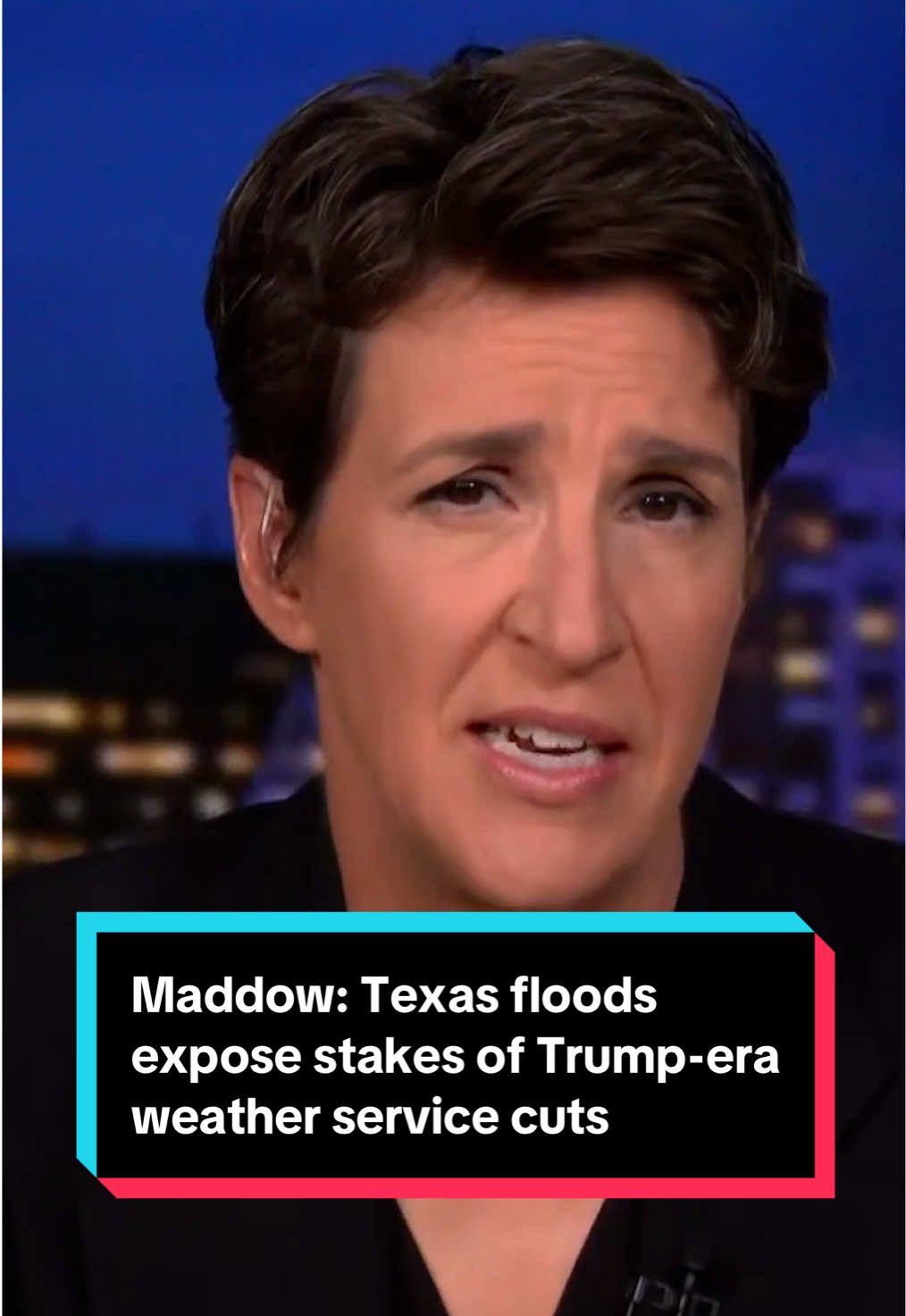 Rachel Maddow highlights reporting in Texas on cuts to the National Weather Service and the National Oceanic and Atmospheric Administration ahead of the deadly flash flooding. While early indications suggest the cuts did not directly contribute to the disaster, “staff vacancies hit Texas weather offices