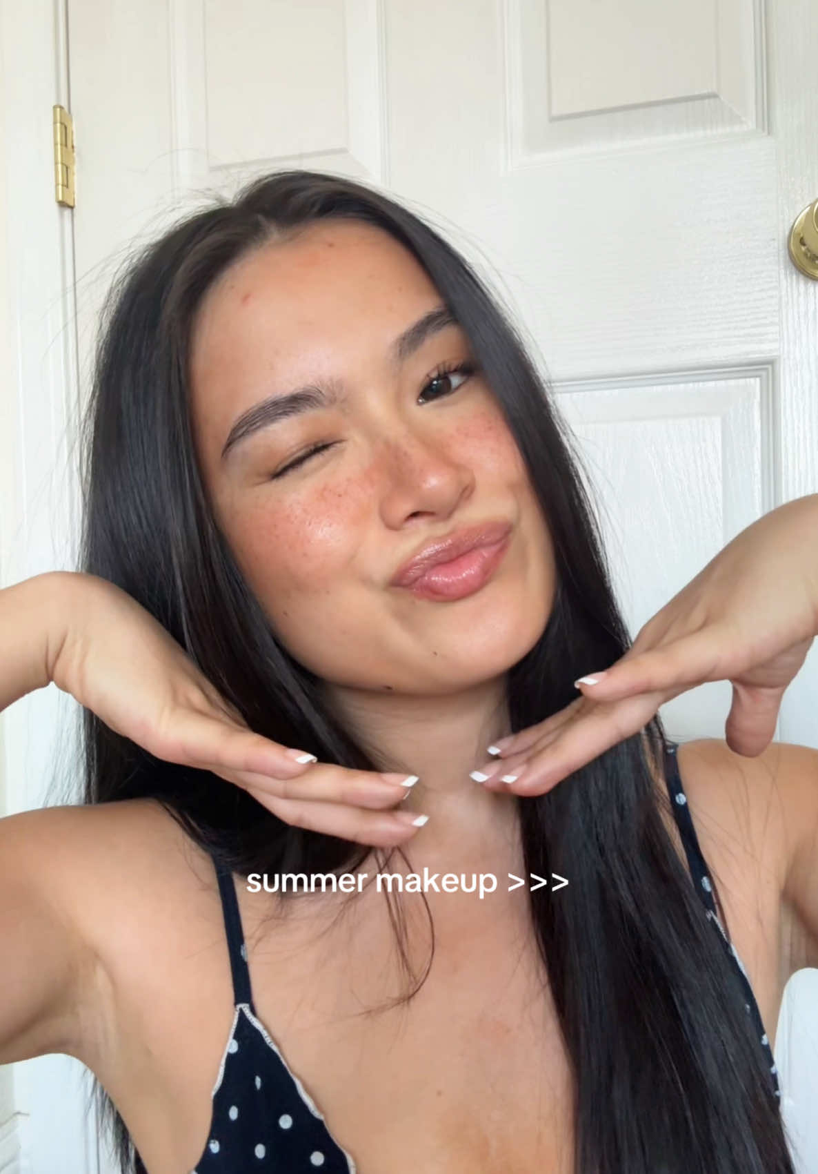 my excuse to be blush blind 😇 #makeup #sunburnt #glowy #beauty #makeuptutorial #Summer #summermakeup #naturalmakeup #nomakeupmakeup #freshface  #tan 