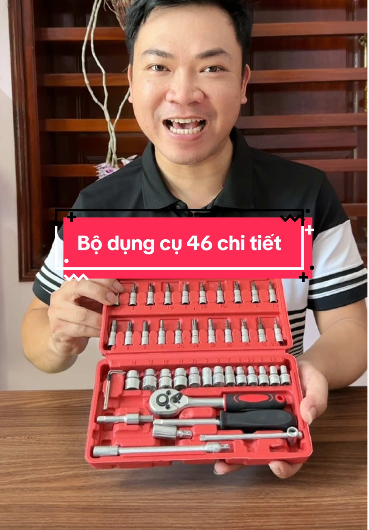 bộ dụng cụ mở bulong ốc vít 46 chi tiết#46chitiet #bodungcu46chitiet #bodungcu46mon #xuhuong 