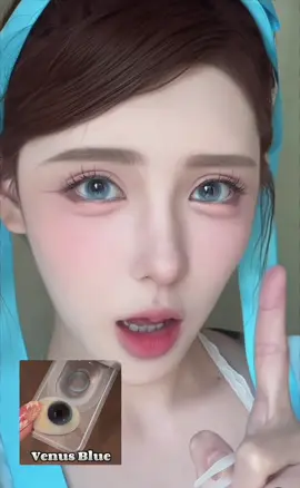 Màu đại dương - một trong các contact lens được ưu chuộng nhất năm 2025 💙 #lens #lensmắt 