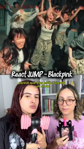 VÍDEO COMPLETO NO YOUTUBE ✨ O que vocês acharam do MV de JUMP? Amaram ou odiaram?👀⬇️ #Jump #blackpinkinyourarea #blinksforever #blackpinkistherevolution #deadlineworldtour #reactjump 