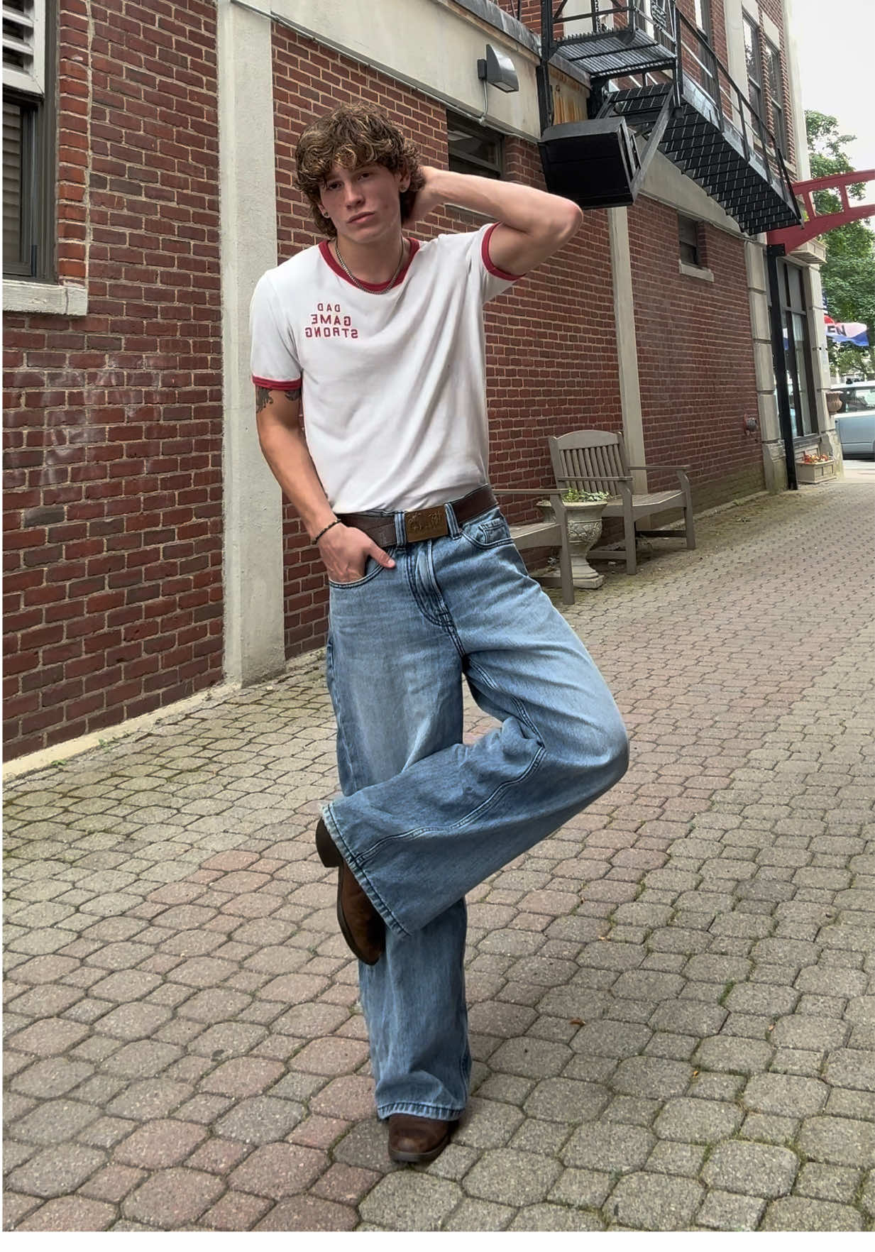 cut get me right or what?? #dadgamestrong #fyp #vintage #fashion #style #70s #80s #mullet #cowboyboots #baggyjeans #kikwear #western #ringer #OOTD #outfitinspo #jrippn