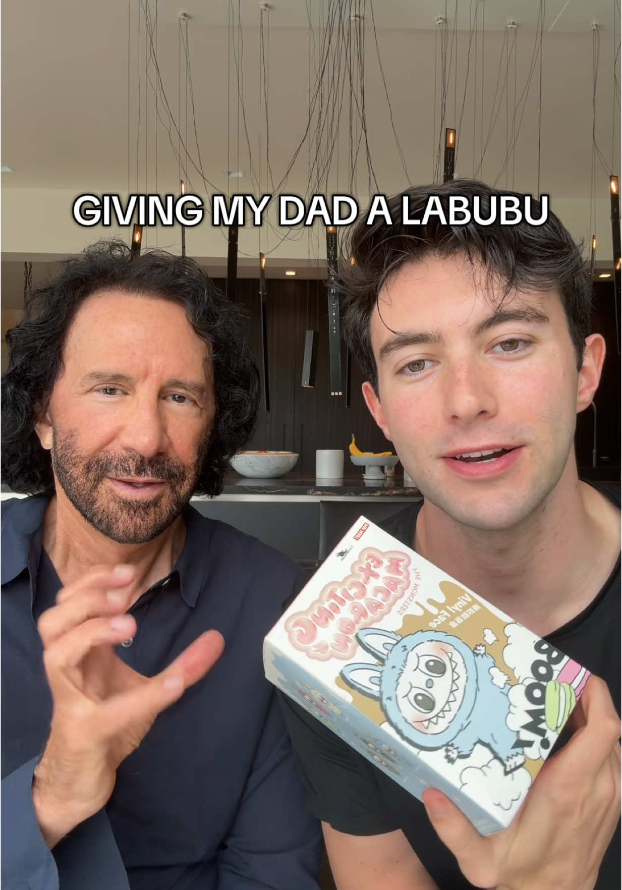lowk jealous of the blue @Peter Thomas Roth #labubu #labubuthemonsters #dadsoftiktok #labubumacarons 