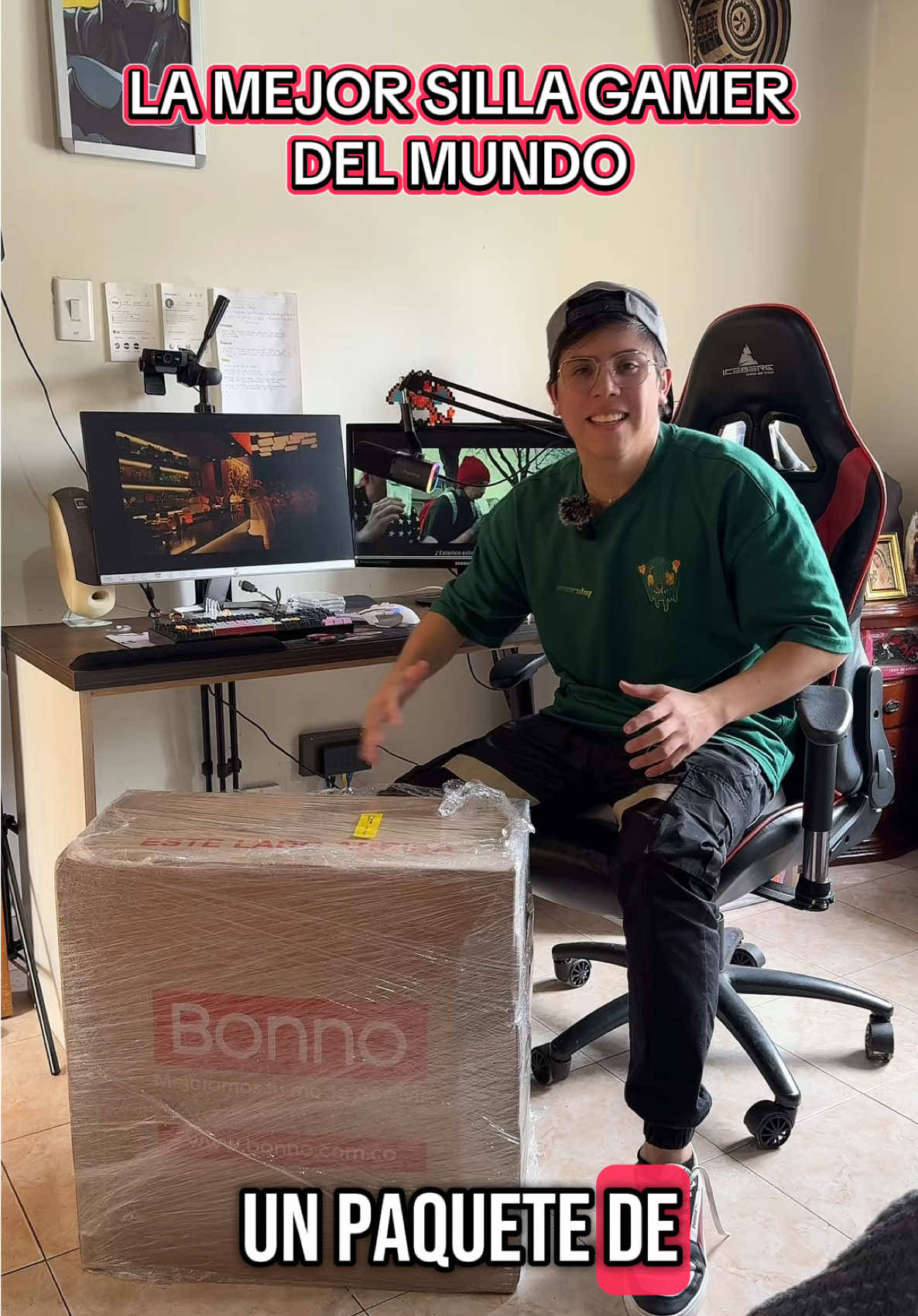 🚨 LA MEJOR SILLA PARA LOS STREAMS DEL MUNDO🚨 Gracias a mis parceros @Bonno Colombia por enviarme esta silla tan magnífica, vamos a seguro rompiéndola. Gracias a ustedes ya no tendré más dolores de espalda  y seguiré rompiéndola más en los stream.   Gracias amigos, gracias Dios, gracias por todas estas bendiciones que me has dado.  #setup #setupgamer #sillagamer #sillagaming #bonno #GayaUntukRaya #live  #livetiktok #LIVEIncentiveProgram #LIVERewards #PaidPartnership 