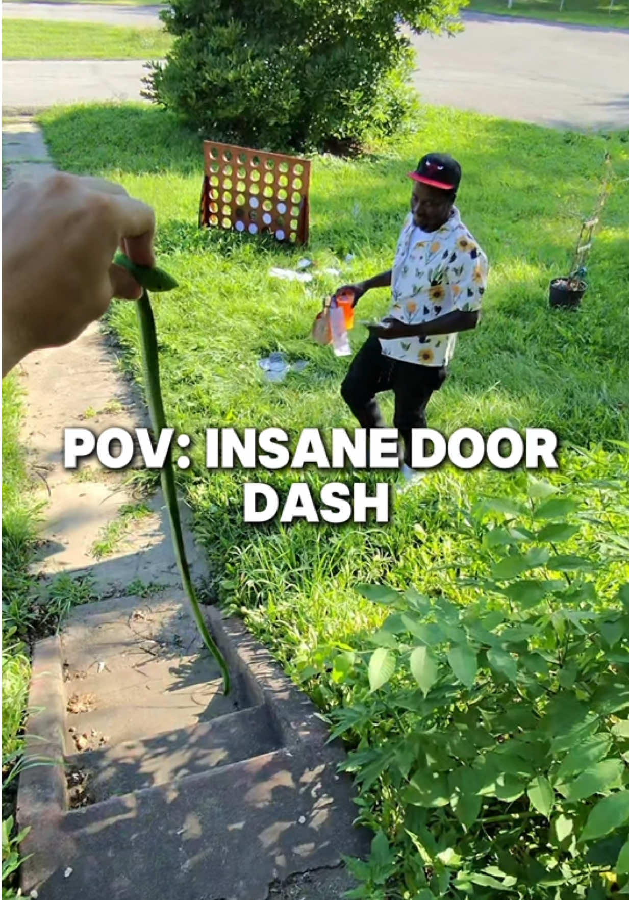 DAY 47 POV: You Get Double Dashed By a Door Dasher Delivery man when your food comes #doordash #prank #fyp 